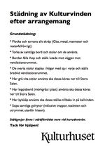 Instruktioner grundstäd som PDF